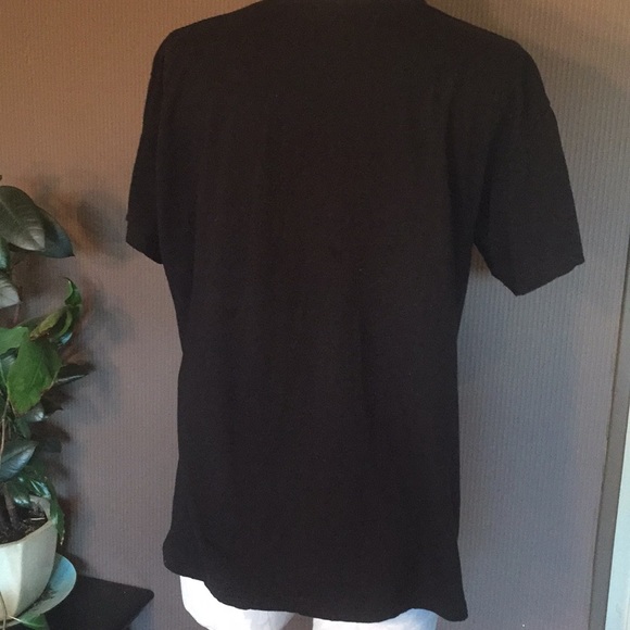 Black T-shirt size large eagle and flag on front - Picture 5 of 5